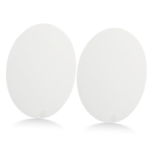 LOLIPPYY 2 Stück Teiliges Lichtdiffusor Runde LED Lichtabdeckung Blendfreier Lampenschirm Weicher Lichtschutz für Deckenleuchten Downlight für Schlafzimmer Wohnzimmer Kinderzimmer von LOLIPPYY