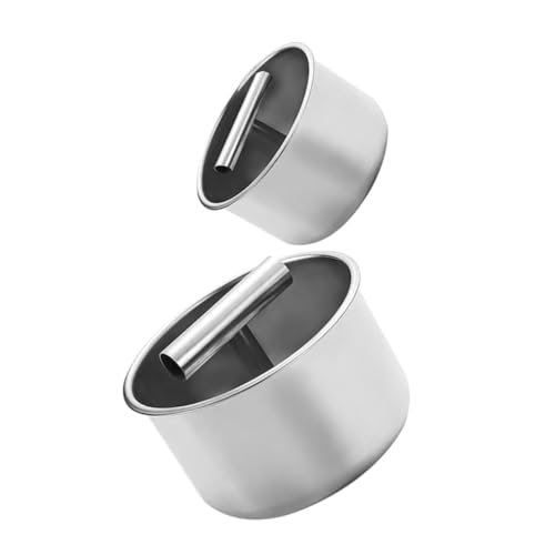 LOLIPPYY 2 Stück Teiliges Manuelles Fleischbällchen Maker aus Handliche Pressform für Fleisch Fisch und Garnelen Langlebig Leicht zu Reinigen für Familienessen und von LOLIPPYY