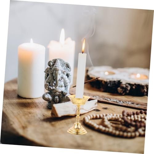LOLIPPYY 2 Stück Teiliges Metall Kerzenhalter Lotusmuster Vintage Kerzenständer für Religiöse Zeremonien und Wohnraumdekoration Windgeschützt Glatt Verarbeitet Geschenk für Buddhismus LOLIPPYY 2 Stück Teiliges Metall Kerzenhalter Lotusmuster Vintage Kerzenständer für Religiöse Zeremonien und Wohnraumdekoration Windgeschützt Glatt Verarbeitet Geschenk für Buddhismus von LOLIPPYY