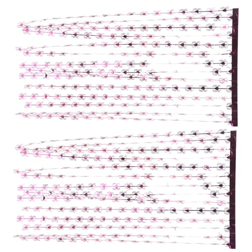 LOLIPPYY 2 Stück Teiliges Metallic Lametta Vorhang Halloween Türvorhang mit Spinnennetz Design Leichte Wiederverwendbare Partydeko für Foto Backdrop Festliche Wand und Türdekoration von LOLIPPYY