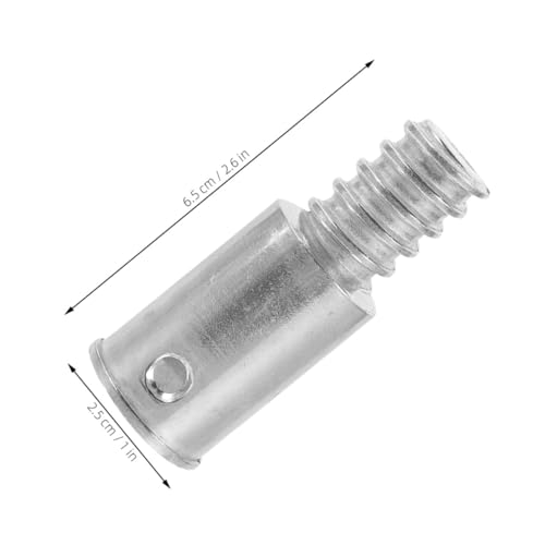 LOLIPPYY 2 Stück Teiliges Metallstangen Gewinde Adapter Besenstiel Stielgewinde Schraubgelenk Edelstahl Langlebig Kompatibel mit Besen und Mop für Haushalt und Büro Robust und Effizient LOLIPPYY 2 Stück Teiliges Metallstangen Gewinde Adapter Besenstiel Stielgewinde Schraubgelenk Edelstahl Langlebig Kompatibel mit Besen und Mop für Haushalt und Büro Robust und Effizient von LOLIPPYY