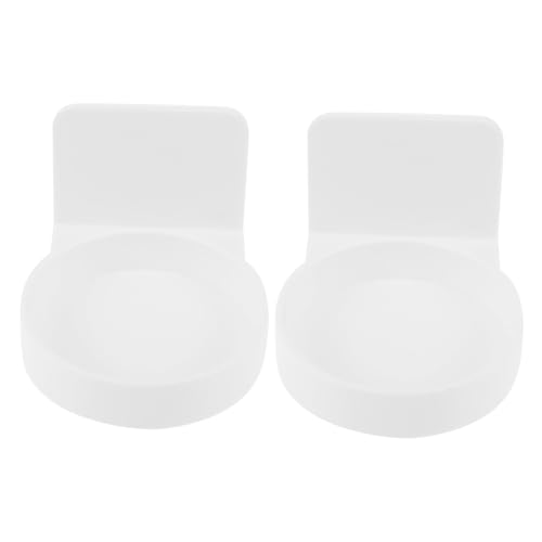 LOLIPPYY 2 Stück Teiliges Selbstklebendes Wandregal aus Dickem Wasserdichtes Badezimmer Aufbewahrungssystem Praktischer Organizer für Bad Küche und Schlafzimmer Bohrfreie Montage von LOLIPPYY