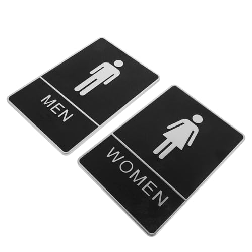 LOLIPPYY 2 Stück Teiliges Selbstklebendes Wc Schild Damen Männer Robustes Toiletten Schild für Hotel Restaurant Büro Stilvolles Design Einfach Anzubringen Geeignet für Glatte Oberflächen LOLIPPYY 2 Stück Teiliges Selbstklebendes Wc Schild Damen Männer Robustes Toiletten Schild für Hotel Restaurant Büro Stilvolles Design Einfach Anzubringen Geeignet für Glatte Oberflächen von LOLIPPYY