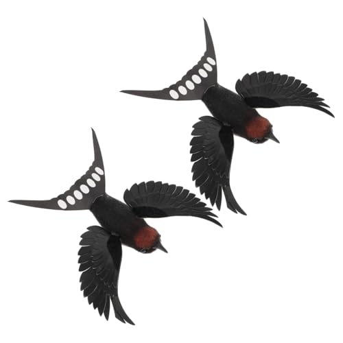 LOLIPPYY 2 Stück Teiliges Vogel Wandornament Wanddekor aus Realistische Vogel Wandanhänger Handgefertigte Wanddekoration für Wohnbereich Stilvolle Deko für Wohnzimmer und Badezimmer LOLIPPYY 2 Stück Teiliges Vogel Wandornament Wanddekor aus Realistische Vogel Wandanhänger Handgefertigte Wanddekoration für Wohnbereich Stilvolle Deko für Wohnzimmer und Badezimmer von LOLIPPYY