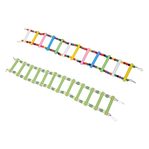 LOLIPPYY 2 Stück Teiliges Vogelleiter aus Ungiftigem Material mit Schaukel und Sitzstange Bunte Macaron-Farben für Kleine und Mittelgroße Vögel Wie Wellensittiche Papageien und LOLIPPYY 2 Stück Teiliges Vogelleiter aus Ungiftigem Material mit Schaukel und Sitzstange Bunte Macaron-Farben für Kleine und Mittelgroße Vögel Wie Wellensittiche Papageien und von LOLIPPYY
