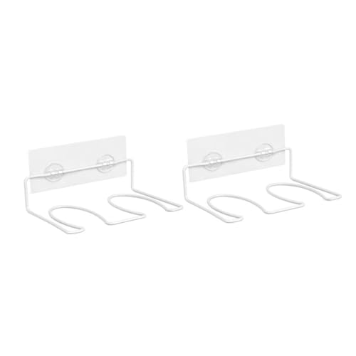 LOLIPPYY 2 Stück Teiliges Wandmontage Schuhregal Weiß Schmal Platzsparend Schuhhalter für Flur Bad und Ankleidezimmer Schuhaufbewahrung Organizer für Glatte Oberflächen von LOLIPPYY