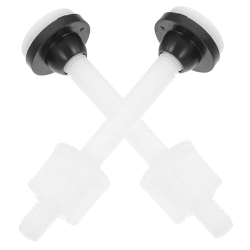 LOLIPPYY 2 Stück Teiliges Wc sitz Schrauben Ersatzset aus Robustem Abs Schnell Montierbar Dicht Schließend Kompatibel mit Alten Getrennten Spülkästen Zuverlässige Toiletten Ersatzteile für von LOLIPPYY