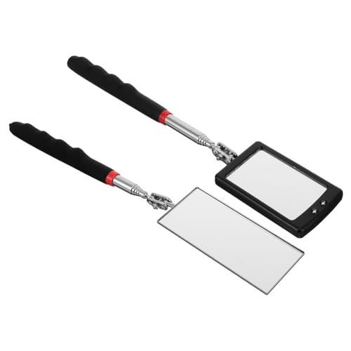 LOLIPPYY 2 Stück Teleskop Inspektionsspiegel Teilig mit LED Licht Ausziehbar und Drehbar Robuster Mix Kompakt und Leicht für Fahrzeug und Mechaniker Kontrolle von Schwer Zugänglichen LOLIPPYY 2 Stück Teleskop Inspektionsspiegel Teilig mit LED Licht Ausziehbar und Drehbar Robuster Mix Kompakt und Leicht für Fahrzeug und Mechaniker Kontrolle von Schwer Zugänglichen von LOLIPPYY