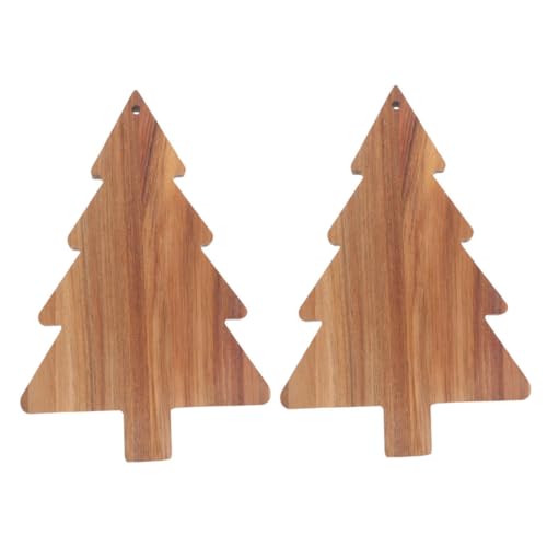 LOLIPPYY 2 Stück Weihnachtsbaum Schneidebrett aus Naturholz Dekoratives Serviertablett für Buffet und Party Multifunktionales Holzbrett für Pizza Käse und Wurstwaren Festliche LOLIPPYY 2 Stück Weihnachtsbaum Schneidebrett aus Naturholz Dekoratives Serviertablett für Buffet und Party Multifunktionales Holzbrett für Pizza Käse und Wurstwaren Festliche von LOLIPPYY