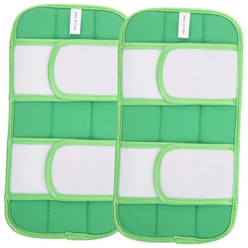 LOLIPPYY 2 Stück Wiederverwendbare Mopppads für Bodenwischer Waschbare Mikrofaserbezüge Kompatibel mit Swiffer Flachen Mopps Hohe Saugfähigkeit Schonend für Versiegelte Böden Geeignet für von LOLIPPYY