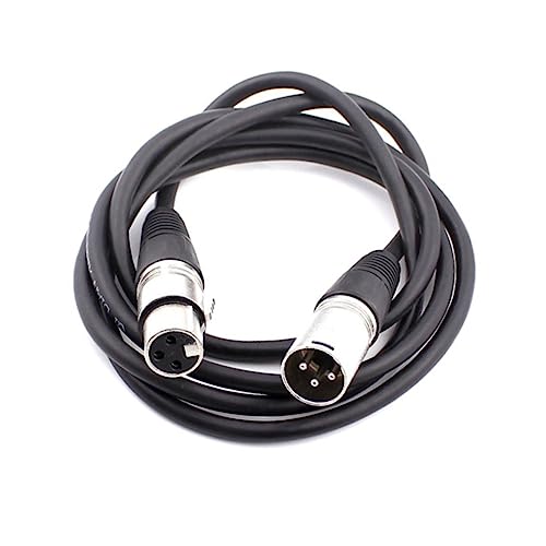 LOLIPPYY 2 Stück Xlr Male Female Kabel Hochwertiges Mikrofonkabel für Mixer und Lautsprecher Schwarz Langlebig und Vielseitig Einsetzbar LOLIPPYY 2 Stück Xlr Male Female Kabel Hochwertiges Mikrofonkabel für Mixer und Lautsprecher Schwarz Langlebig und Vielseitig Einsetzbar von LOLIPPYY