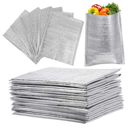 LOLIPPYY 20 Stück Aluminium Folien Aufbewahrungstaschen Tragbare Isolierte Beutel für Lebensmittel und Reißfest für Obst und LOLIPPYY 20 Stück Aluminium Folien Aufbewahrungstaschen Tragbare Isolierte Beutel für Lebensmittel und Reißfest für Obst und von LOLIPPYY