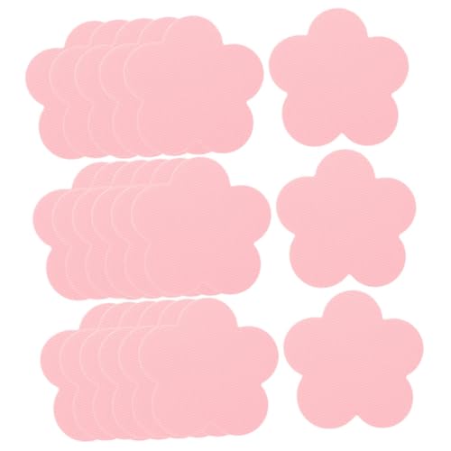 LOLIPPYY 20 Stück Teiliges Anti rutsch Sticker Badewanne Dusche Selbstklebend aus Wasserdichtem Peva rutschfeste Badewannenmatten mit Pinkem Blumenmuster Sicherer Halt für Erwachsene von LOLIPPYY