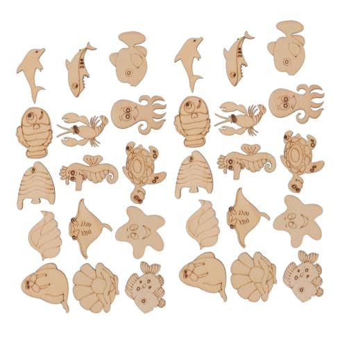 LOLIPPYY 200 Stück Holzscheiben Mix Ocean Animals Holzrohlinge Glatt zum Bemalen Basteln DIY Dekoration Naturbelassene Holzplättchen für Kreative Handwerksprojekte mit Kindern und Familien LOLIPPYY 200 Stück Holzscheiben Mix Ocean Animals Holzrohlinge Glatt zum Bemalen Basteln DIY Dekoration Naturbelassene Holzplättchen für Kreative Handwerksprojekte mit Kindern und Familien von LOLIPPYY
