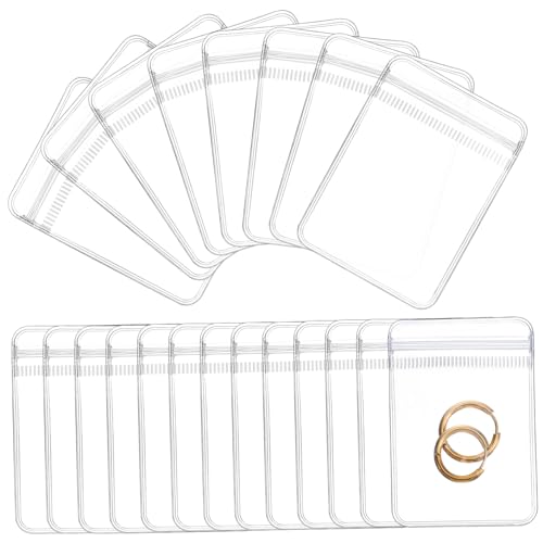 LOLIPPYY 200 Stück Transparente PVC Druckverschlussbeutel Selbstklebend Schmuck Aufbewahrungstaschen Vielseitig für Ohrringe Bastelbedarf und Partygeschenke Geeignet LOLIPPYY 200 Stück Transparente PVC Druckverschlussbeutel Selbstklebend Schmuck Aufbewahrungstaschen Vielseitig für Ohrringe Bastelbedarf und Partygeschenke Geeignet von LOLIPPYY