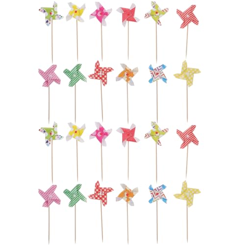 LOLIPPYY 24 Stück Teiliges Windmühlen Cupcake Topper Drehbare Tortendeko aus Sicherem Material Kreatives Backzubehör für Geburtstagsfeiern und Partydekoration LOLIPPYY 24 Stück Teiliges Windmühlen Cupcake Topper Drehbare Tortendeko aus Sicherem Material Kreatives Backzubehör für Geburtstagsfeiern und Partydekoration von LOLIPPYY