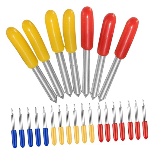 LOLIPPYY 25 Stück Teiliges Schneidplotter Messer aus Hochwertigem Wolframstahl mit Klingen Langlebig Präzise und Kompatibel für Computer Schneideplotter Zufällige Farbe LOLIPPYY 25 Stück Teiliges Schneidplotter Messer aus Hochwertigem Wolframstahl mit Klingen Langlebig Präzise und Kompatibel für Computer Schneideplotter Zufällige Farbe von LOLIPPYY
