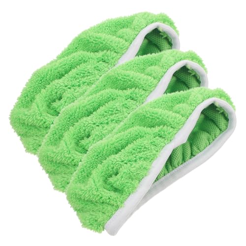 LOLIPPYY 3 Stück Ersatz moppbezüge aus Grünem Korallenvlies Wiederverwendbare Wischpads für Bodenwischer Waschbar und Langlebig Geeignet für Holz Fliesen Vinyl Linoleum und andere LOLIPPYY 3 Stück Ersatz moppbezüge aus Grünem Korallenvlies Wiederverwendbare Wischpads für Bodenwischer Waschbar und Langlebig Geeignet für Holz Fliesen Vinyl Linoleum und andere von LOLIPPYY