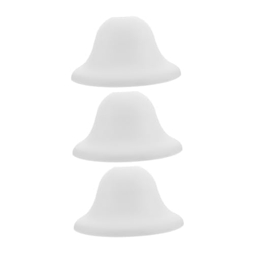 LOLIPPYY 3 Stück Flache Kunststoff lampenschirme Klein für Pendel Nachttischlampen Einfache Montage Stilvoller Vintage look Lichtdurchlässig für Wohnzimmer und Schlafzimmer von LOLIPPYY