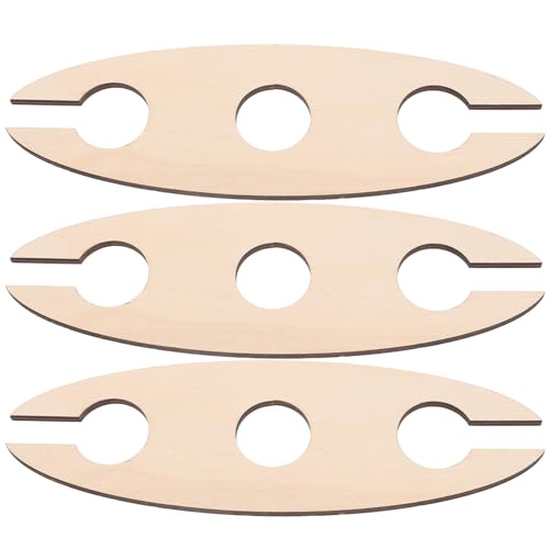 LOLIPPYY 3 Stück Holz Weinregal Weinflaschenhalter mit Natürlicher Maserung Praktisches Weinflaschen Weinglashalter für Zuhause Elegantes Rotwein Display für Weinkenner und Weinliebhaber LOLIPPYY 3 Stück Holz Weinregal Weinflaschenhalter mit Natürlicher Maserung Praktisches Weinflaschen Weinglashalter für Zuhause Elegantes Rotwein Display für Weinkenner und Weinliebhaber von LOLIPPYY