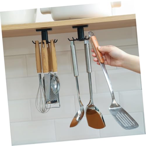 LOLIPPYY 3 Stück Teiliges Drehbares Wandregal Küchenutensilienhalter Multifunktionaler Organizer für Küche Bad ohne Bohren Einfache Montage Mischfarben von LOLIPPYY