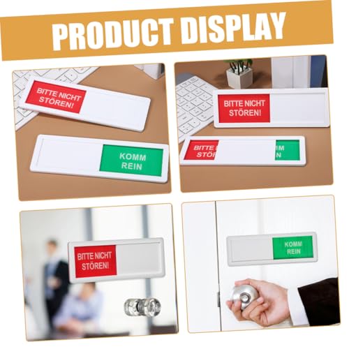 LOLIPPYY 3 Stück Teiliges Schiebeschild Aktivieren aus Hochsichtbares Privatsphärenschild für Büro Toilette Hotel und Zuhause Langlebiger Türindikator Modernes Design LOLIPPYY 3 Stück Teiliges Schiebeschild Aktivieren aus Hochsichtbares Privatsphärenschild für Büro Toilette Hotel und Zuhause Langlebiger Türindikator Modernes Design von LOLIPPYY