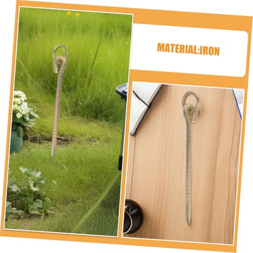 LOLIPPYY 3 Stück Teiliges Spiral Bodenanker für Haustierleine und Vieh Schwere Bodenspikes mit Schraubmechanismus Vielseitig für Hunde Rinder Schafe Pferde Outdoor Zelt Camping Bauernhof von LOLIPPYY