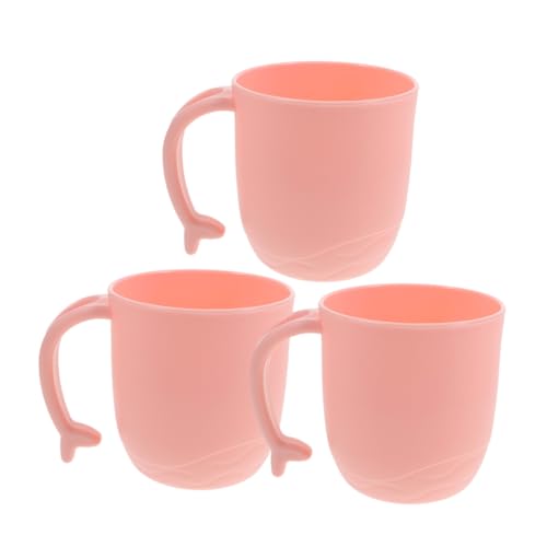 LOLIPPYY 3 Stück Teiliges Zahnputzbecher aus Bruchsicherem Kunststoff mit Delfinflossen Griff Großer Mundspülbecher für Wiederverwendbar und Ergonomisch für Badezimmergebrauch LOLIPPYY 3 Stück Teiliges Zahnputzbecher aus Bruchsicherem Kunststoff mit Delfinflossen Griff Großer Mundspülbecher für Wiederverwendbar und Ergonomisch für Badezimmergebrauch von LOLIPPYY