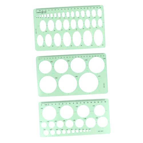 LOLIPPYY 3 Stück Teiliges Zeichenschablonen Transparentem Kunststoff Geometrische Messlineale mit Zentimetermaß Vielseitige Zeichenhilfen für Schule Büro Architektur und Kreatives Design LOLIPPYY 3 Stück Teiliges Zeichenschablonen Transparentem Kunststoff Geometrische Messlineale mit Zentimetermaß Vielseitige Zeichenhilfen für Schule Büro Architektur und Kreatives Design von LOLIPPYY
