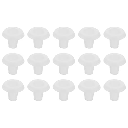 LOLIPPYY 30 Stück Teiliges Jalousien Unterer Schienenstopfen aus Robustem Pom Transparent Installieren Kompakt und Leicht für Innenjalousien und Gardinenzubehör von LOLIPPYY