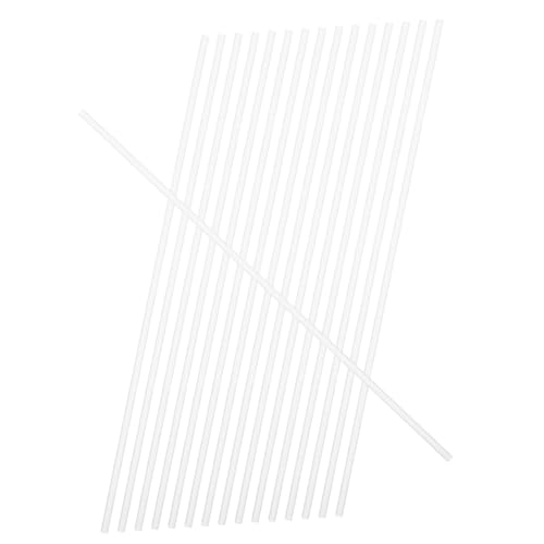 LOLIPPYY 30 Stück Teiliges Klare Acrylstäbe Leichte Zylindrische Stützstäbe für Cake Topper Stabile Bastelstäbe für DIY Kunsthandwerk und Modellbau von LOLIPPYY