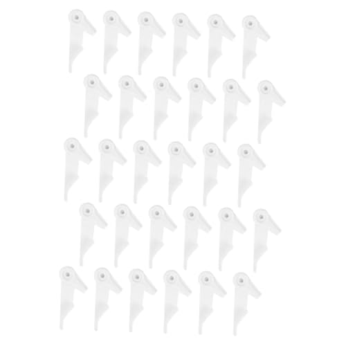 LOLIPPYY 30 Stück Teiliges LED Deckenlampen Klammern aus Robustem Kunststoff Langlebige Deckenleuchten Befestigungsklammern Einfache Montage Ersatzteil für Lampenschirme von LOLIPPYY
