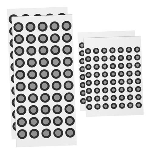 LOLIPPYY 4 Blätter Handheld Scanner Marker Reflektierende Positionsaufkleber für Präzise Optische Messung und Tracking Geeignet für Revopoint Scanner Inklusive mit Diffusen von LOLIPPYY