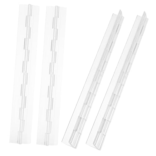 LOLIPPYY 4 Stk. Teiliges Transparente Acrylscharniere Verstärkte Langlebige Klappscharniere für Möbel Schmuckkästen Holzboxen Vielseitig Einsetzbar Einfach zu Montieren Klare Sicht Robust von LOLIPPYY