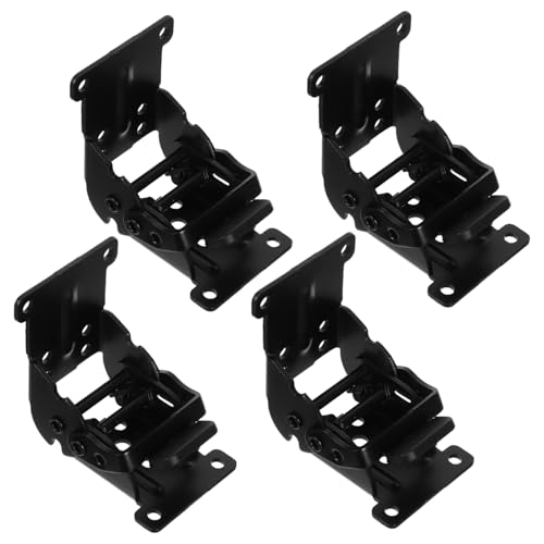 LOLIPPYY 4 Stück Faltbare Möbel Scharniere Selbstverriegelnd Klappkonsole Schwerlast Metall Klappscharniere für Tisch Schrank Tür Platzsparend von LOLIPPYY