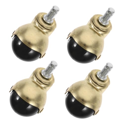 LOLIPPYY 4 Stück Kugelrollen Bürostuhl Ersatzrollen Geräuscharm Drehbar Schwere Möbelrollen Swivel Caster für Bürostühle und Möbel LOLIPPYY 4 Stück Kugelrollen Bürostuhl Ersatzrollen Geräuscharm Drehbar Schwere Möbelrollen Swivel Caster für Bürostühle und Möbel von LOLIPPYY