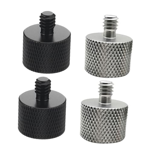 LOLIPPYY 4 Stück Mikrofonständer Adapter Gewindeadapter für Kameras Stative Leicht und Tragbar Rostfrei und Korrosionsbeständig LOLIPPYY 4 Stück Mikrofonständer Adapter Gewindeadapter für Kameras Stative Leicht und Tragbar Rostfrei und Korrosionsbeständig von LOLIPPYY