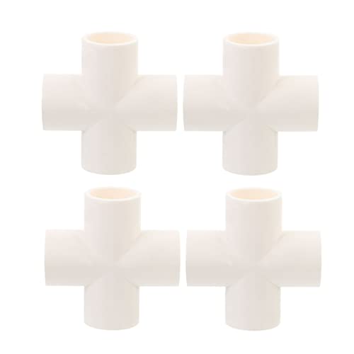 LOLIPPYY 4 Stück PVC Verteiler Teiliges aus Strapazierfähigem Strukturellem PVC mit Glänzender Oberfläche Präzise Gefertigt für Stabile Wasserrohr und Gartenschlauchanschlüsse LOLIPPYY 4 Stück PVC Verteiler Teiliges aus Strapazierfähigem Strukturellem PVC mit Glänzender Oberfläche Präzise Gefertigt für Stabile Wasserrohr und Gartenschlauchanschlüsse von LOLIPPYY