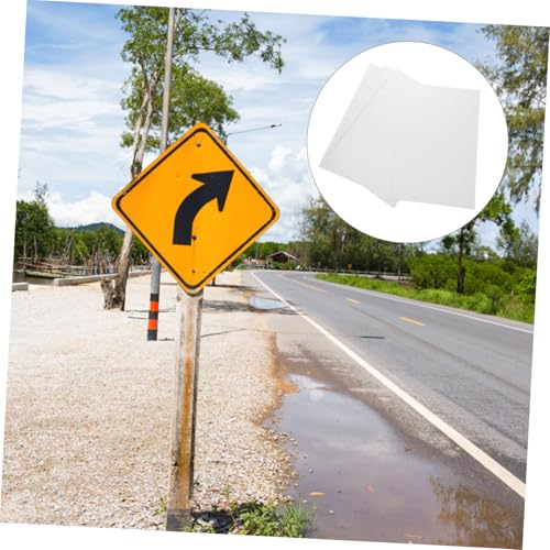 LOLIPPYY 4 Stück Sublimations aluminiumplatten Weiße Metallschilder zum Bedrucken Sublimation Alu Blanko für Werbeschilder Gravur DIY Thermoübertragung von LOLIPPYY