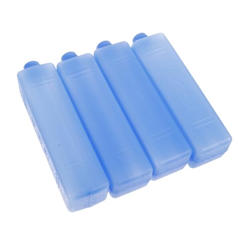 LOLIPPYY 4 Stück Teiliges Eis Pack für Kühlboxen Wiederverwendbare Auslaufsichere Gefrierblöcke mit Deckel Effektive Kühlung für Ventilatoren und Klimageräte Sicherer Langlebiger von LOLIPPYY
