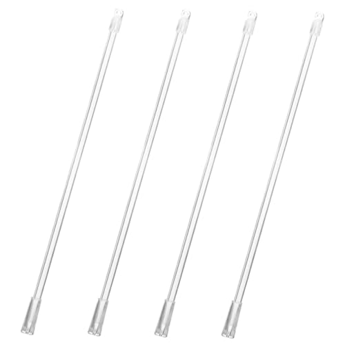 LOLIPPYY 4 Stück Teiliges Fiberglas Jalousie Kippstab Langlebige Senkrechte Fensterjalousie Ersatzstangen mit Haken Leichtes Robustes Gardinenzubehör für Einfache Montage und Starke von LOLIPPYY