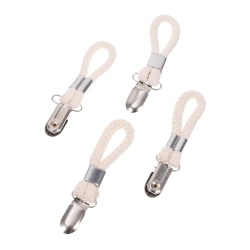 LOLIPPYY 4 Stück Teiliges Handtuchhalter Clips mit Baumwollseil Rostfreie Metallklammern für Badezimmer und Küche Starke Klammerkraft Langlebig und Praktisch zum Aufhängen von Handtüchern LOLIPPYY 4 Stück Teiliges Handtuchhalter Clips mit Baumwollseil Rostfreie Metallklammern für Badezimmer und Küche Starke Klammerkraft Langlebig und Praktisch zum Aufhängen von Handtüchern von LOLIPPYY