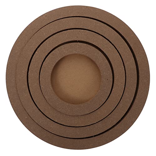 LOLIPPYY 4 Stück Teiliges Runde Holzrahmen für Leichte Tonbilder Handgefertigte DIY Tonrahmen Stabile Holzgrundplatten für Bastelprojekte zu Hause Kindergarten LOLIPPYY 4 Stück Teiliges Runde Holzrahmen für Leichte Tonbilder Handgefertigte DIY Tonrahmen Stabile Holzgrundplatten für Bastelprojekte zu Hause Kindergarten von LOLIPPYY