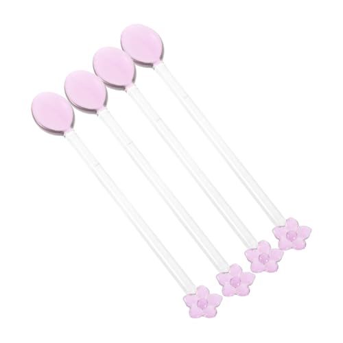 LOLIPPYY 4 Stück Teiliges Transparente Glaslöffel mit Langem Griff Langlebig und Vielseitig Einsetzbar zum Rühren von Kaffee Servieren von Desserts Geeignet für Zuhause Hotel LOLIPPYY 4 Stück Teiliges Transparente Glaslöffel mit Langem Griff Langlebig und Vielseitig Einsetzbar zum Rühren von Kaffee Servieren von Desserts Geeignet für Zuhause Hotel von LOLIPPYY