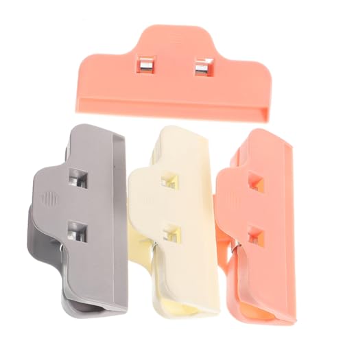 LOLIPPYY 4 Stück Verstellbare Staubdichte Kunststoff verschlussclips für Lebensmittelaufbewahrung Wiederverwendbare Tütenklammern Langlebig und Luftdicht für Snacks Tee und DIY projekte LOLIPPYY 4 Stück Verstellbare Staubdichte Kunststoff verschlussclips für Lebensmittelaufbewahrung Wiederverwendbare Tütenklammern Langlebig und Luftdicht für Snacks Tee und DIY projekte von LOLIPPYY