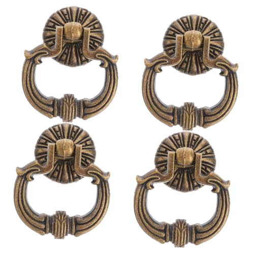 LOLIPPYY 4 Stück Vintage Möbelgriffe Kleine Schrankgriffe aus Robustem Material Einfache Montage Langlebige Schubladengriffe im Retro stil für Kommode Schrank und Möbel LOLIPPYY 4 Stück Vintage Möbelgriffe Kleine Schrankgriffe aus Robustem Material Einfache Montage Langlebige Schubladengriffe im Retro stil für Kommode Schrank und Möbel von LOLIPPYY