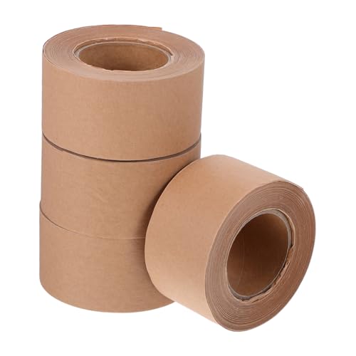 LOLIPPYY 4rollen Braunes Papierklebeband Wasseraktiviert Beschreibbar Packklebebandrolle Für Verpackungskarton Kraftpapier-verpackungsband Packband Für Umzug LOLIPPYY 4rollen Braunes Papierklebeband Wasseraktiviert Beschreibbar Packklebebandrolle Für Verpackungskarton Kraftpapier-verpackungsband Packband Für Umzug von LOLIPPYY