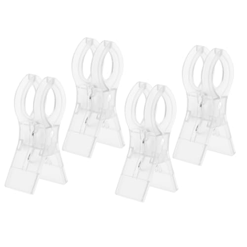 LOLIPPYY 4stücke Teiliges Winddichte Strandtuch-klammern Multifunktionale Clips Für Handtücher Bettwäsche Und Kleidung Robuste Transparente Fixierer Für Balkon Und Strandliegen LOLIPPYY 4stücke Teiliges Winddichte Strandtuch-klammern Multifunktionale Clips Für Handtücher Bettwäsche Und Kleidung Robuste Transparente Fixierer Für Balkon Und Strandliegen von LOLIPPYY