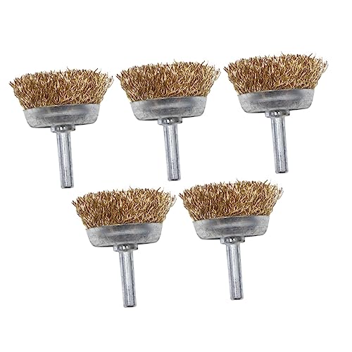 LOLIPPYY 5 Stück Teiliges Edelstahl Drahtbürsten für Handbohrer Langlebiges Zubehör zum Reinigen Entrosten Polieren und Schleifen von Metalloberflächen Geeignet für Schwer Zugängliche LOLIPPYY 5 Stück Teiliges Edelstahl Drahtbürsten für Handbohrer Langlebiges Zubehör zum Reinigen Entrosten Polieren und Schleifen von Metalloberflächen Geeignet für Schwer Zugängliche von LOLIPPYY