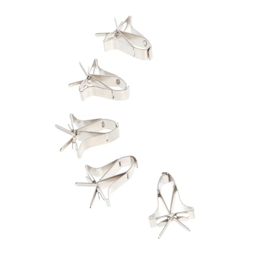 LOLIPPYY 5 Stück Teiliges Edelstahl Futterclip für Vögel Langlebig und Verformungsfest Vielseitig Einsetzbar für Vogelkäfige zum Befestigen von Gemüse und Obst Einfache Befestigung für LOLIPPYY 5 Stück Teiliges Edelstahl Futterclip für Vögel Langlebig und Verformungsfest Vielseitig Einsetzbar für Vogelkäfige zum Befestigen von Gemüse und Obst Einfache Befestigung für von LOLIPPYY